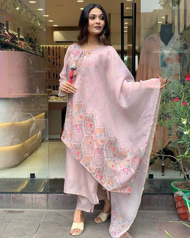 Dusty Pink kurta set