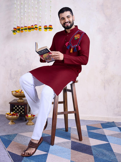 Navratri Special Men's Soft Cotton Kurta with Pajama