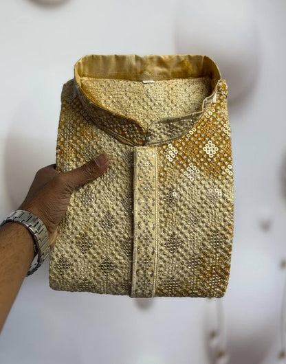 Men's Premium Chikankari Work Kurta with Pajama