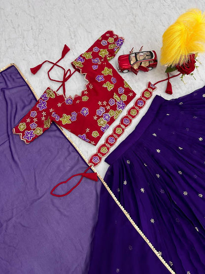 Navratri Special Lehenga choli fully stitched