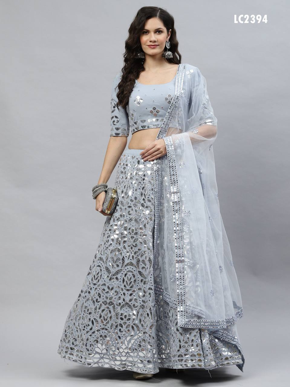 Premium georgette fully stitched lehengas