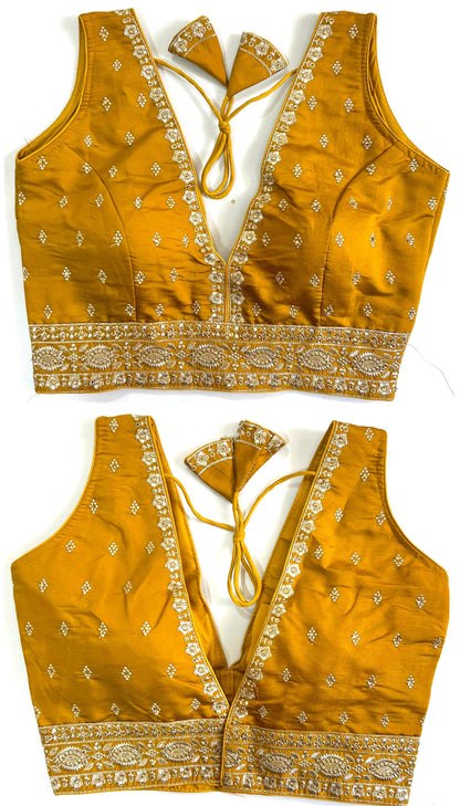 V shape readymade Premium blouse in sizes