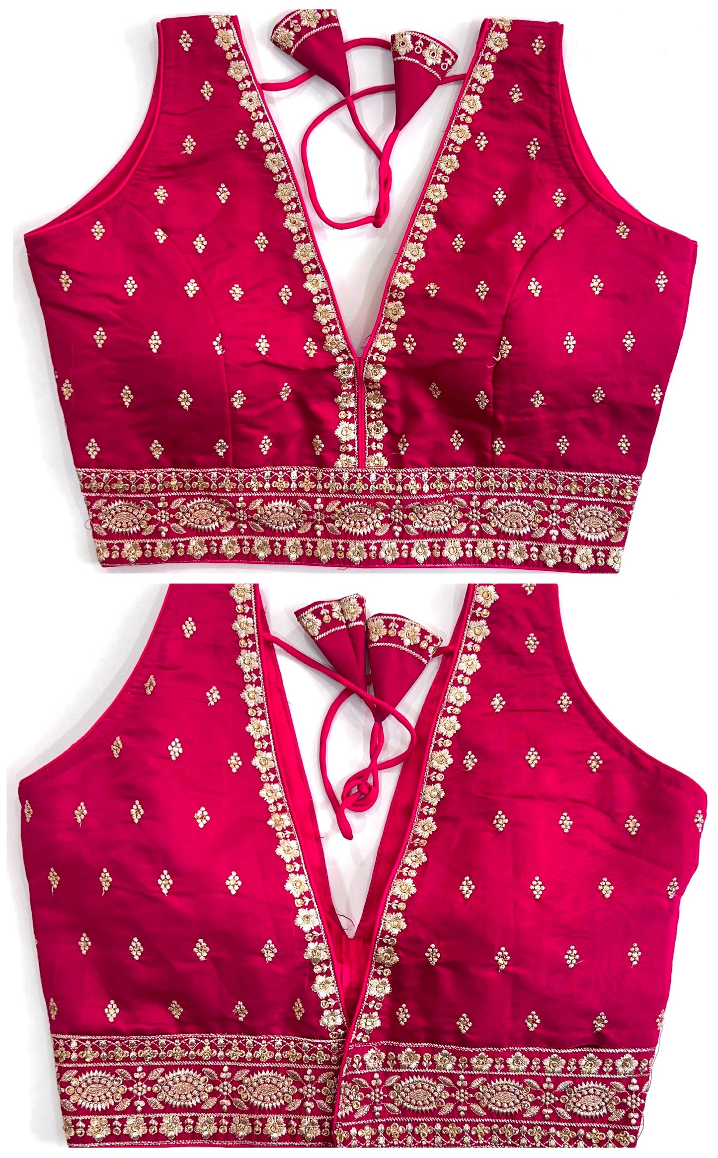 V shape readymade Premium blouse in sizes