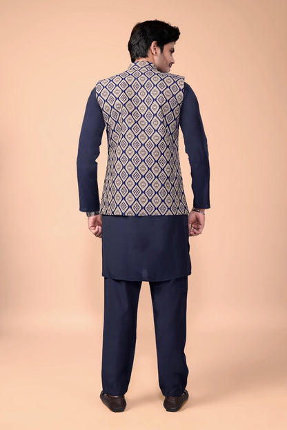 Royal Koti Kurta with Pajama - Wedding & Festival Special Outfit for Men