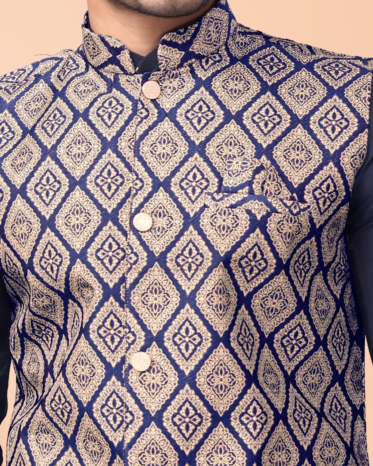 Royal Koti Kurta with Pajama - Wedding & Festival Special Outfit for Men