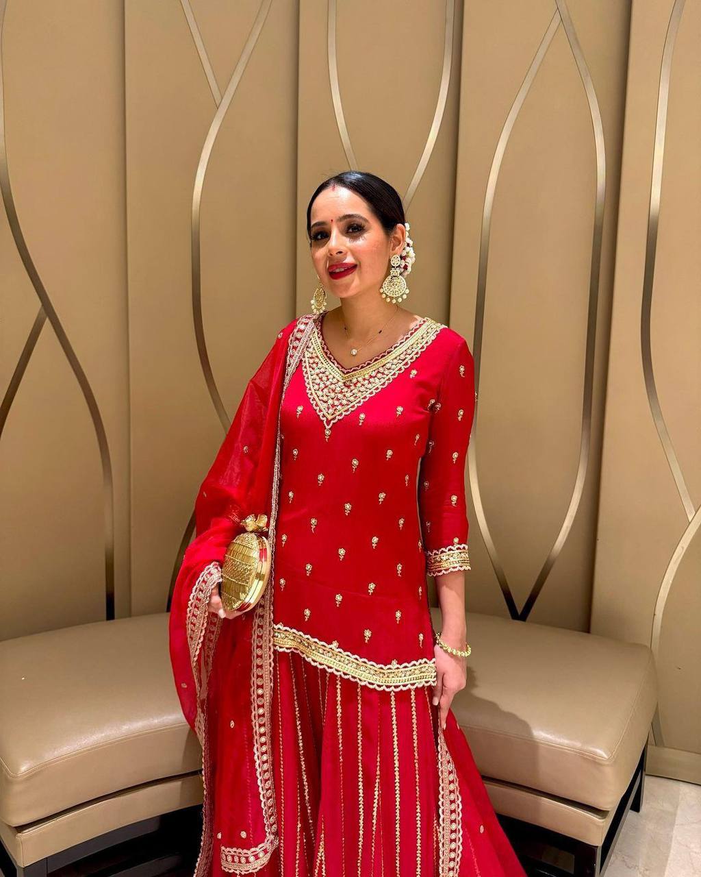 Gajri Sharara set