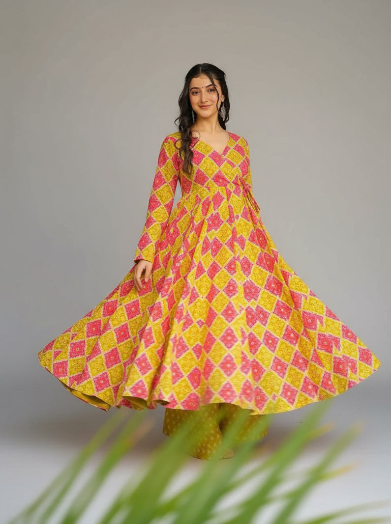 Mohe - Beautifully Printed Soft Lightweight Kurti with Pant upto 6XL sizes