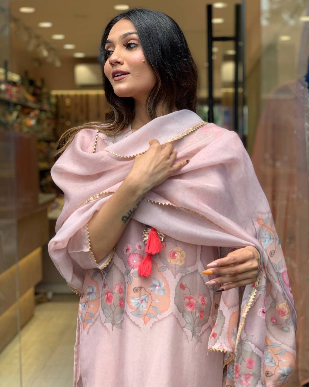 Dusty Pink kurta set