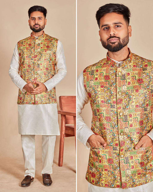 Koti Kurta with Pajama traditional ethinic for every occasion