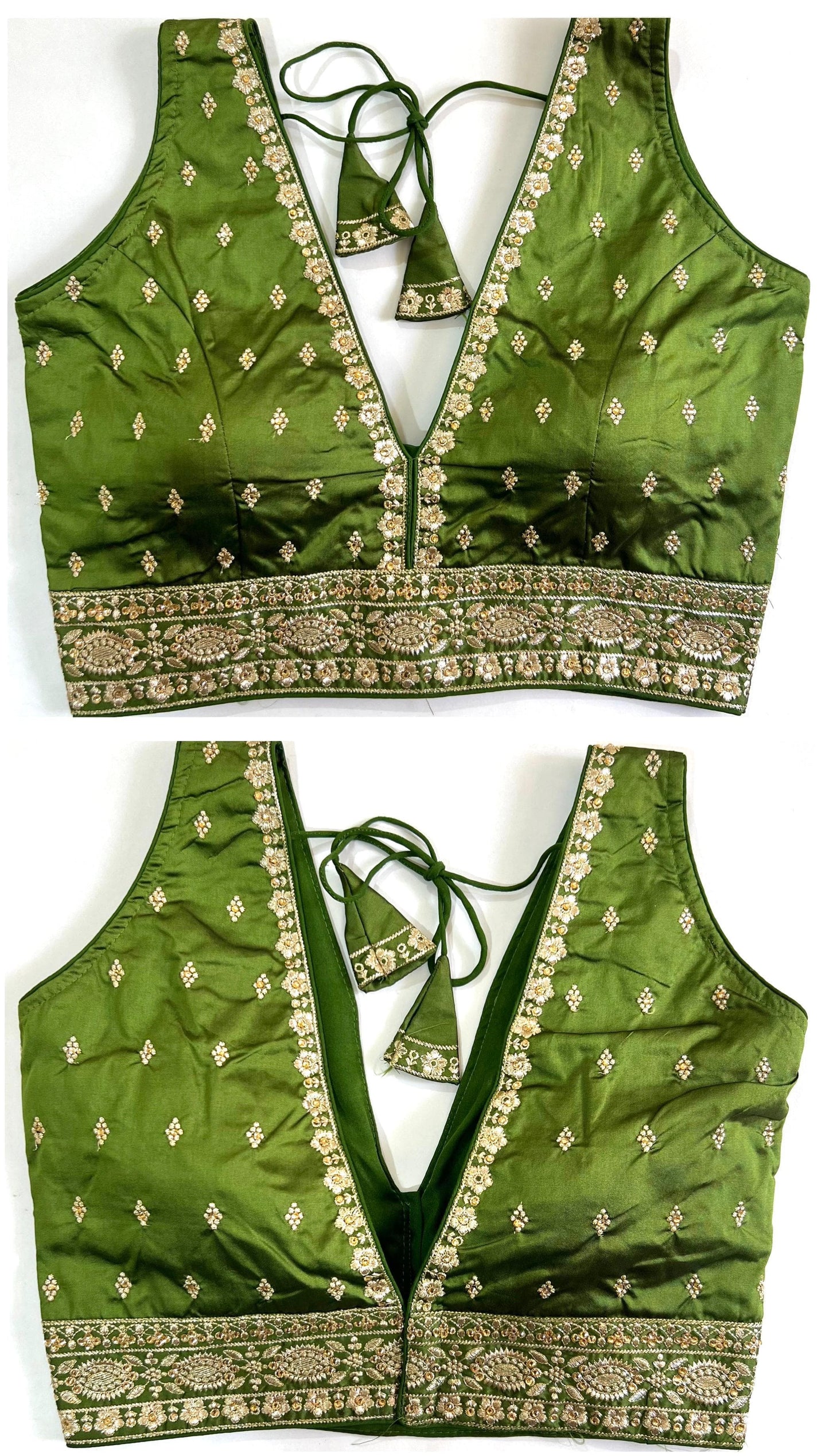 V shape readymade Premium blouse in sizes