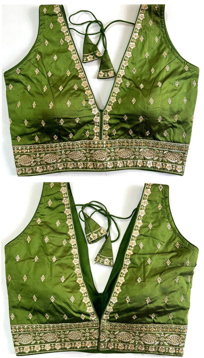 V shape readymade Premium blouse in sizes