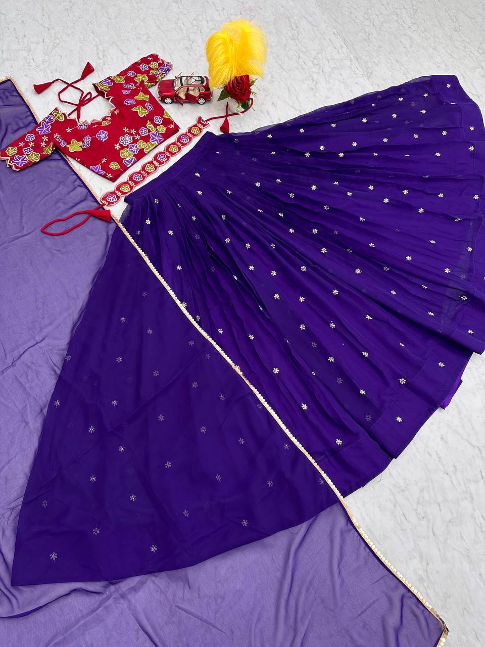 Navratri Special Lehenga choli fully stitched