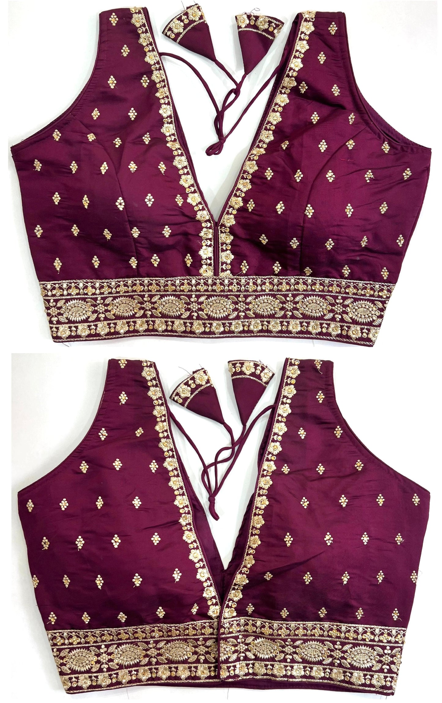 V shape readymade Premium blouse in sizes