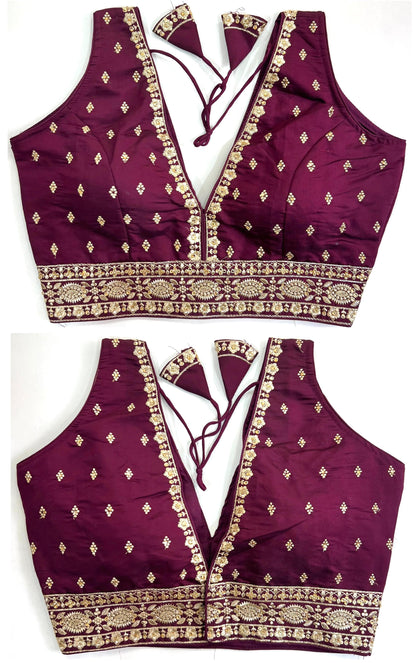 V shape readymade Premium blouse in sizes
