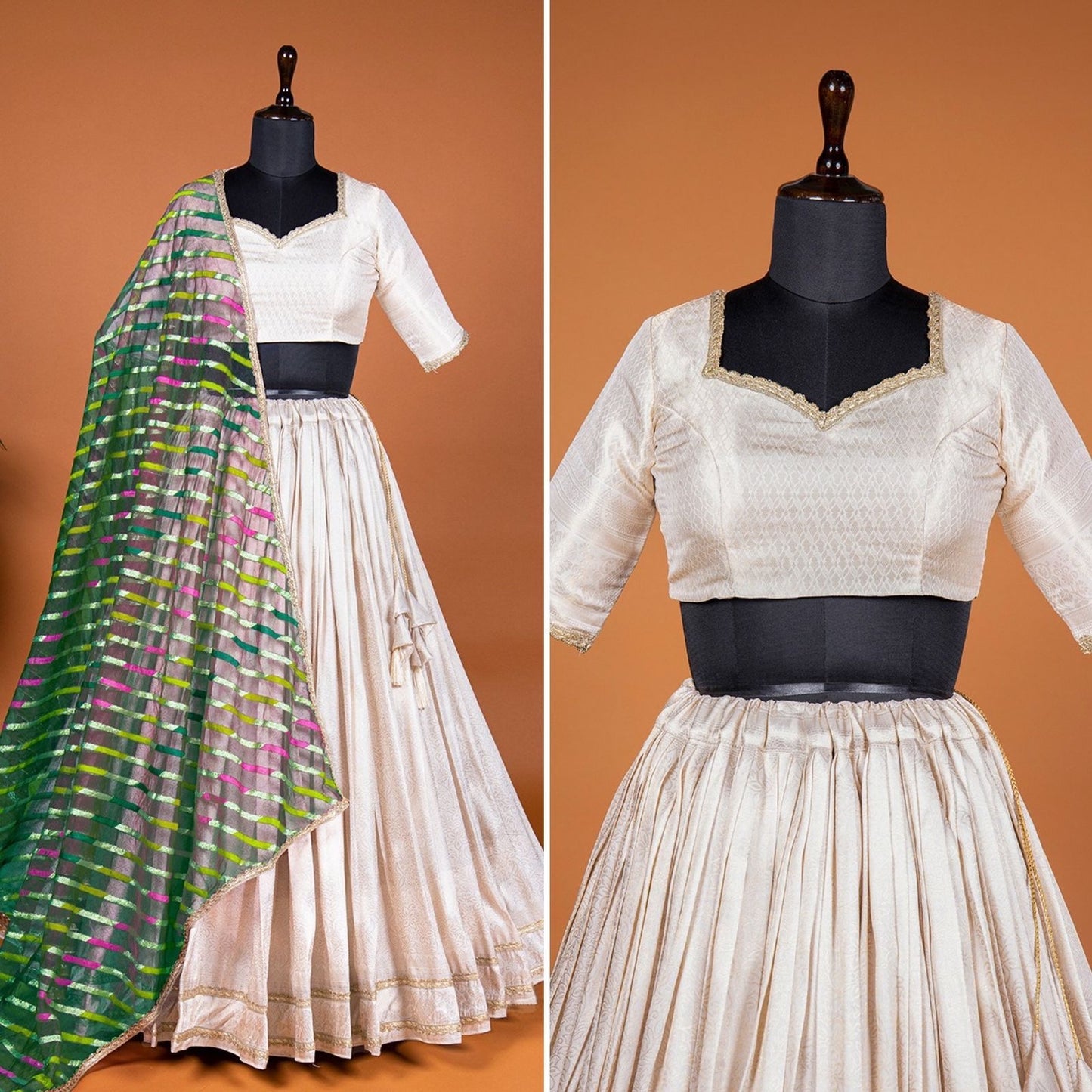 Off white Lehenga
