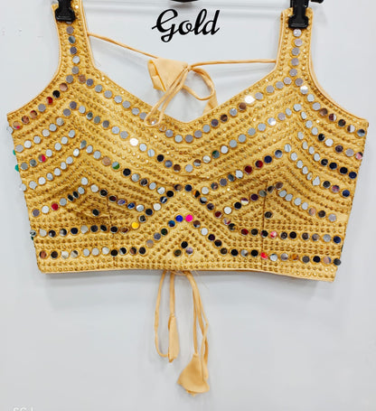 Premium Real mirror work readymade blouse in sizes