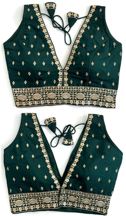 V shape readymade Premium blouse in sizes