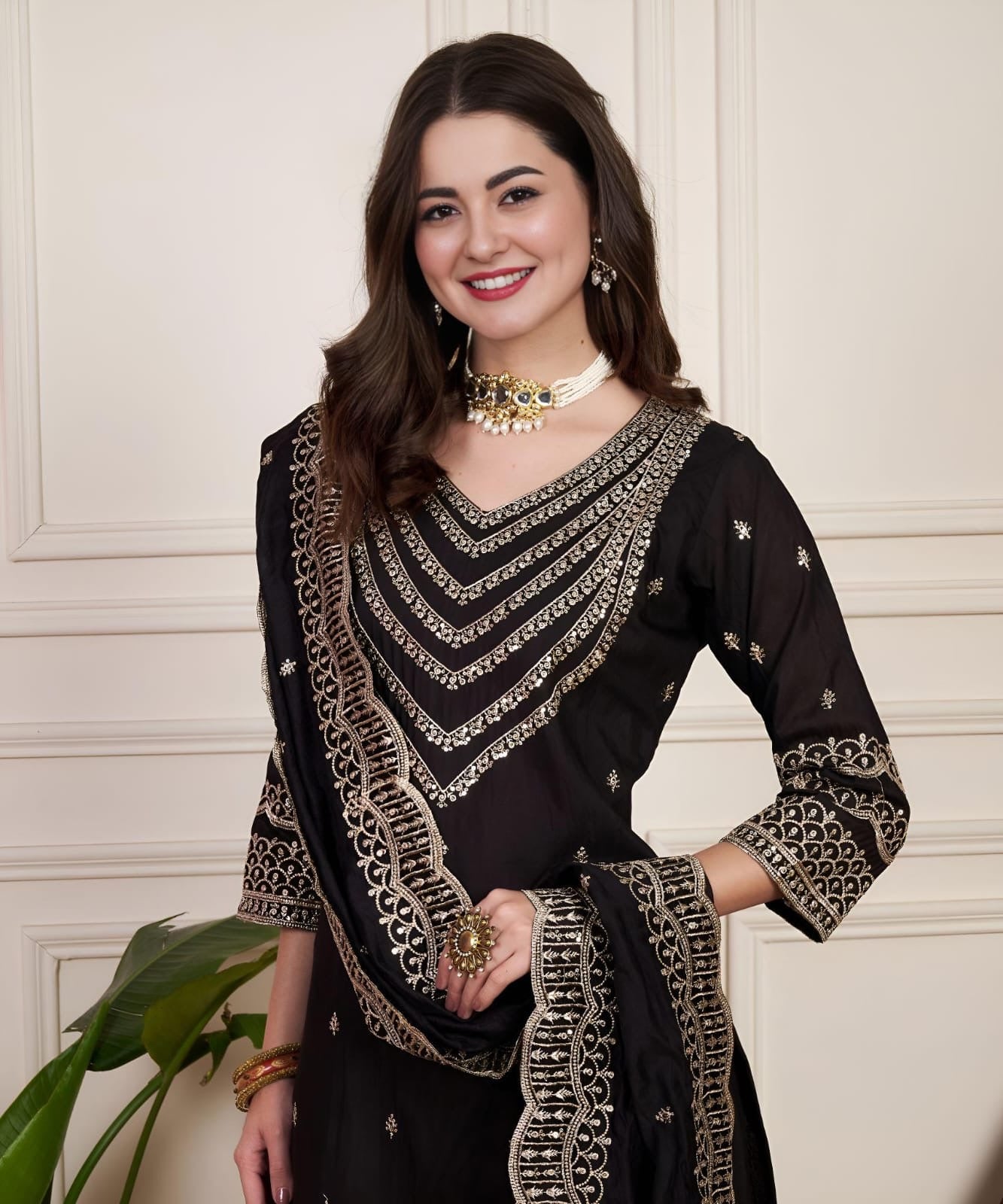 Saiyaa - Premium Silk Kurti Set with Dupatta with Beautiful Embroidery