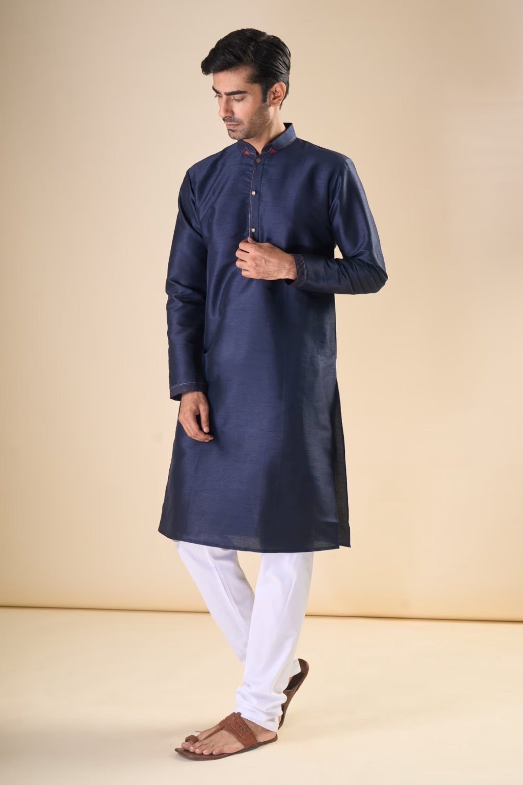 Swayam - Perfect Silk Mens Kurta with Pajama