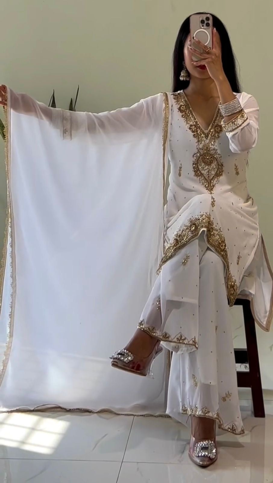 Zariya - Soft Georgette beautiful Punjabi Suit Fully Stitched