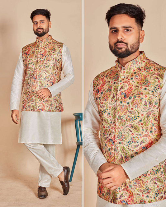 Koti Kurta with Pajama traditional ethinic for every occasion