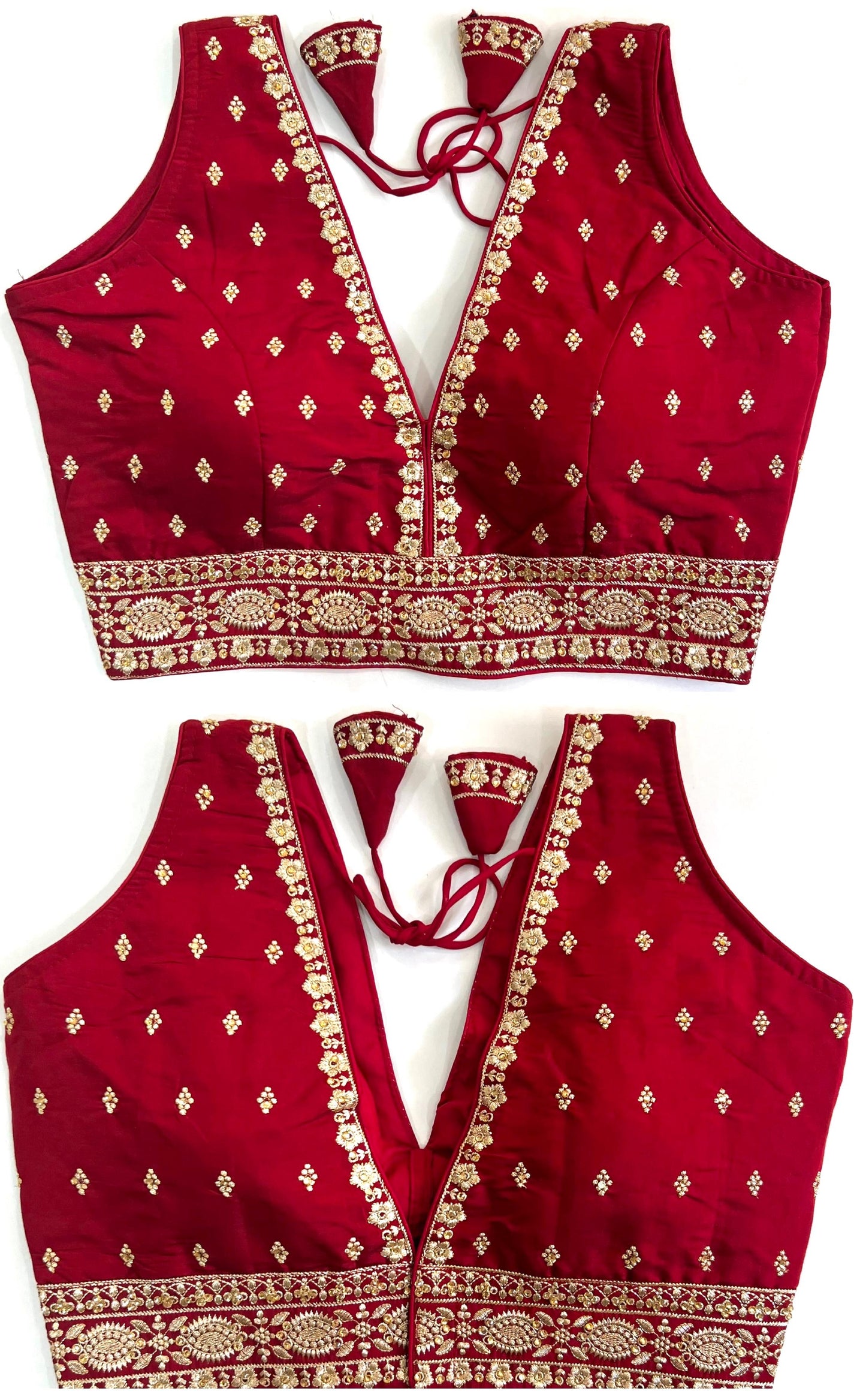 V shape readymade Premium blouse in sizes