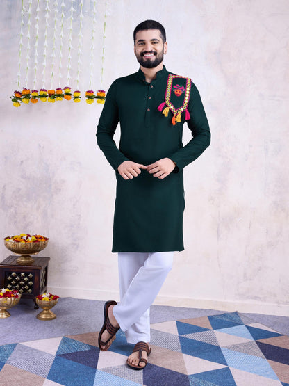 Navratri Special Men's Soft Cotton Kurta with Pajama
