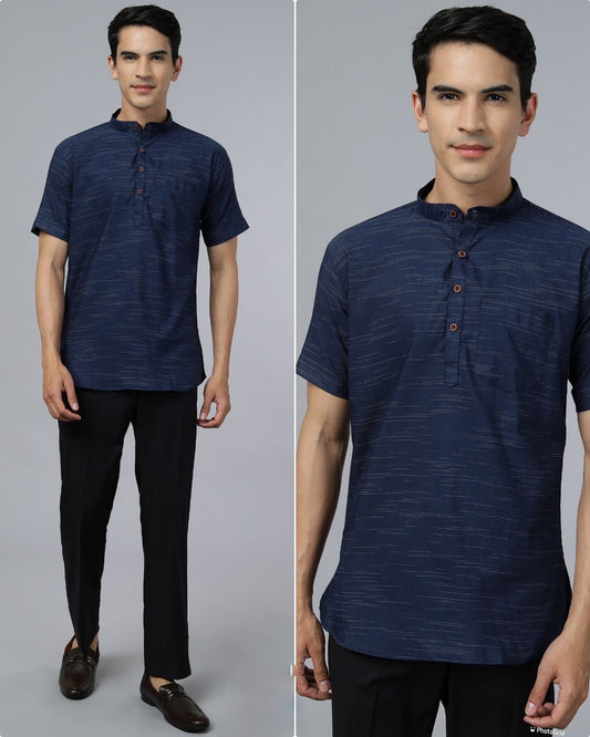 Khadi - a short khadi kurta for Men