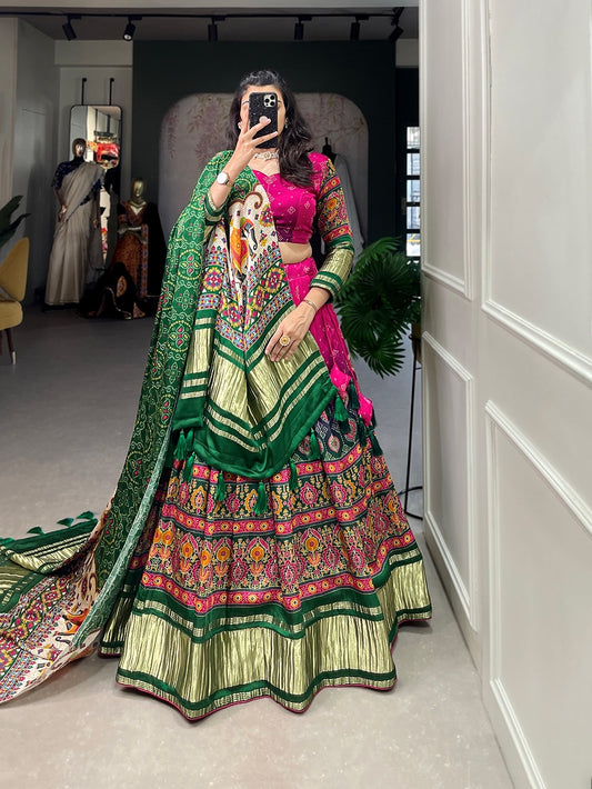 Patrani - Premium Gaji silk lehenga