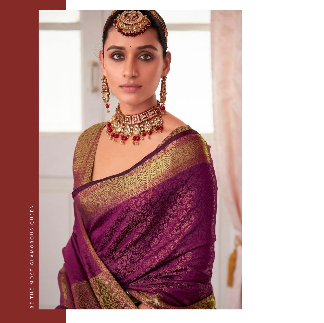 Pure Kashmira Silk Premium saree with stitched blouse