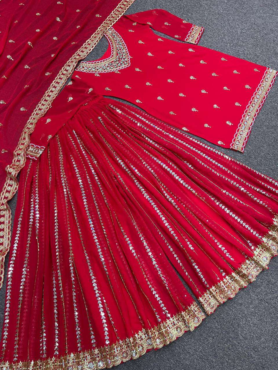 Gajri Sharara set