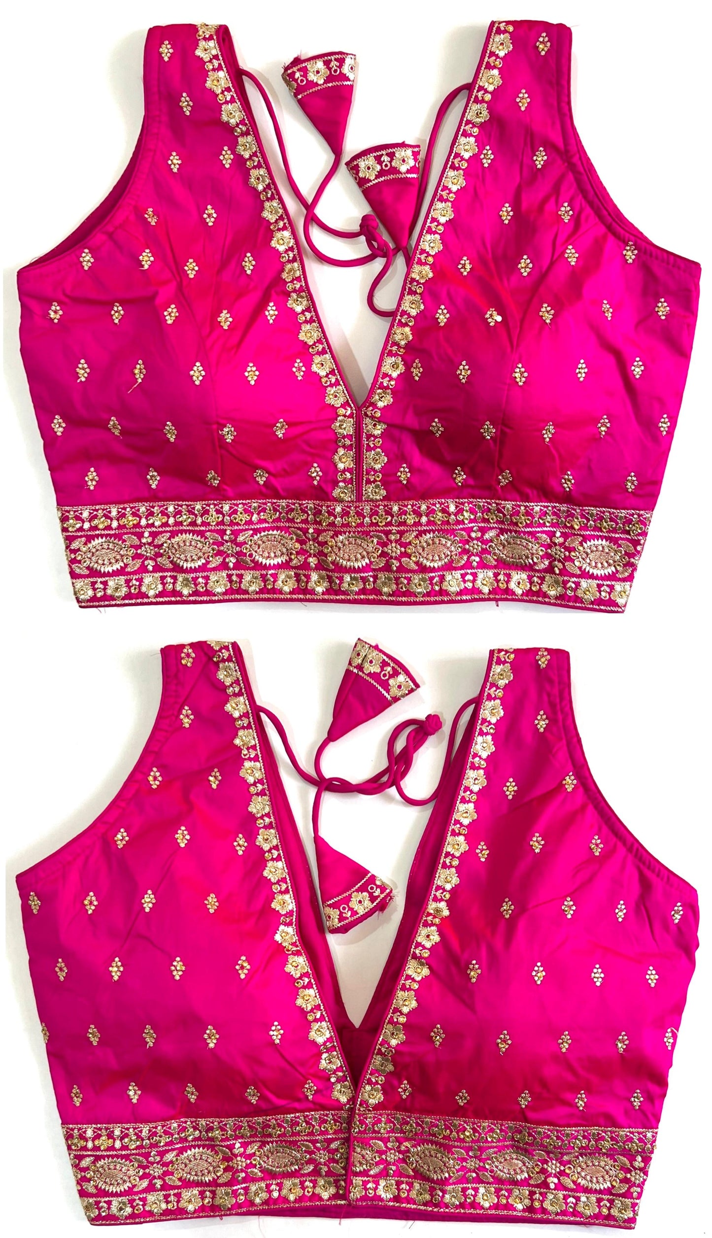 V shape readymade Premium blouse in sizes