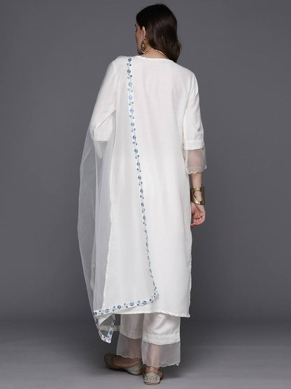 Premium white kurti set