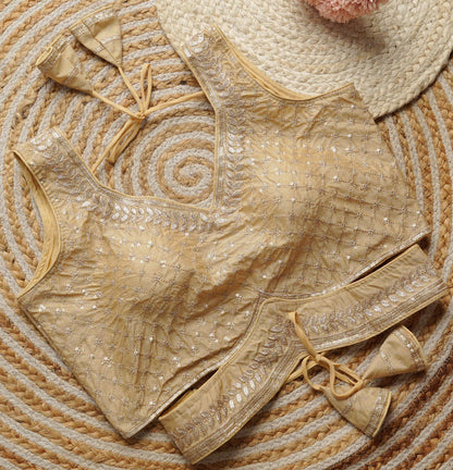 Yuvika - Beautiful Readymade Blouse to Pair with any saree or lehenga with Belt