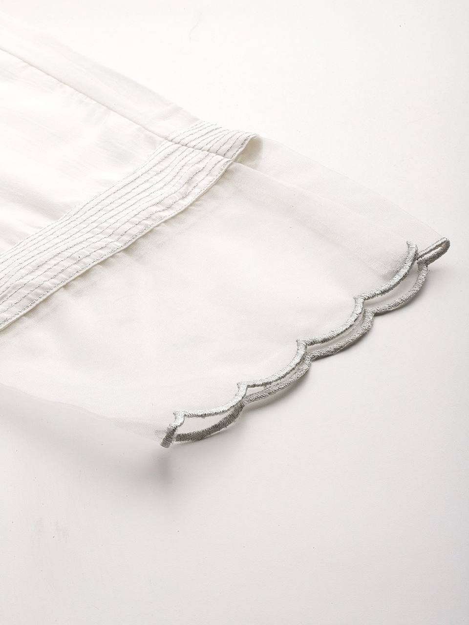 Premium white kurti set