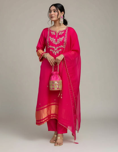 Tamanna - Premium Silk Kurti Set for all occasions