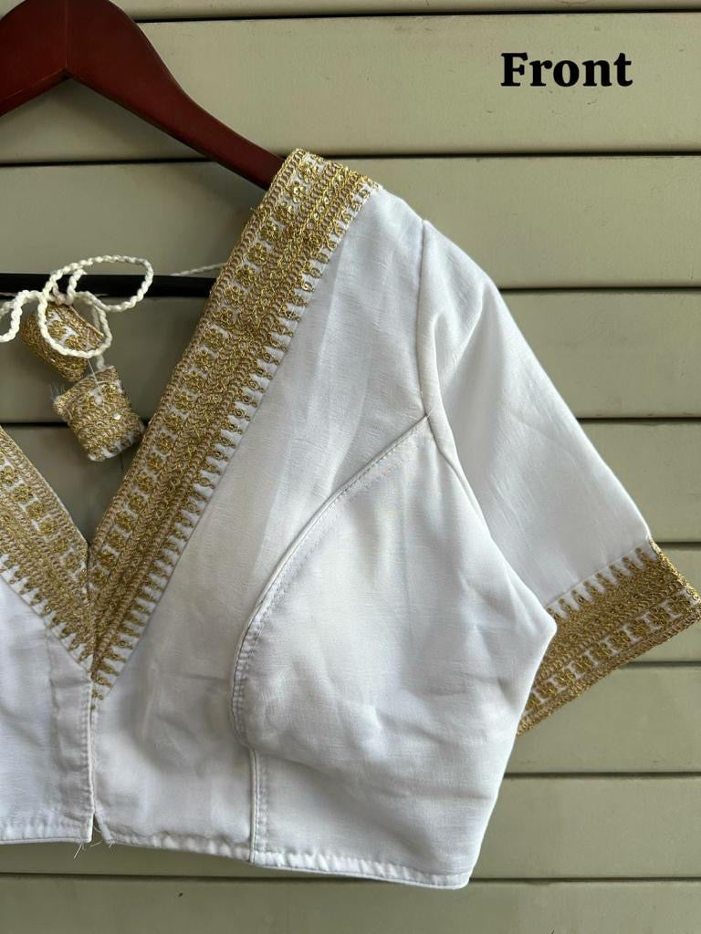 Vichitra silk premium readymade blouse