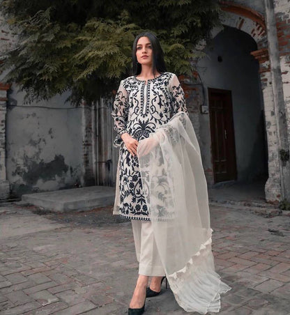 Soft georgette suit pair fully stitched