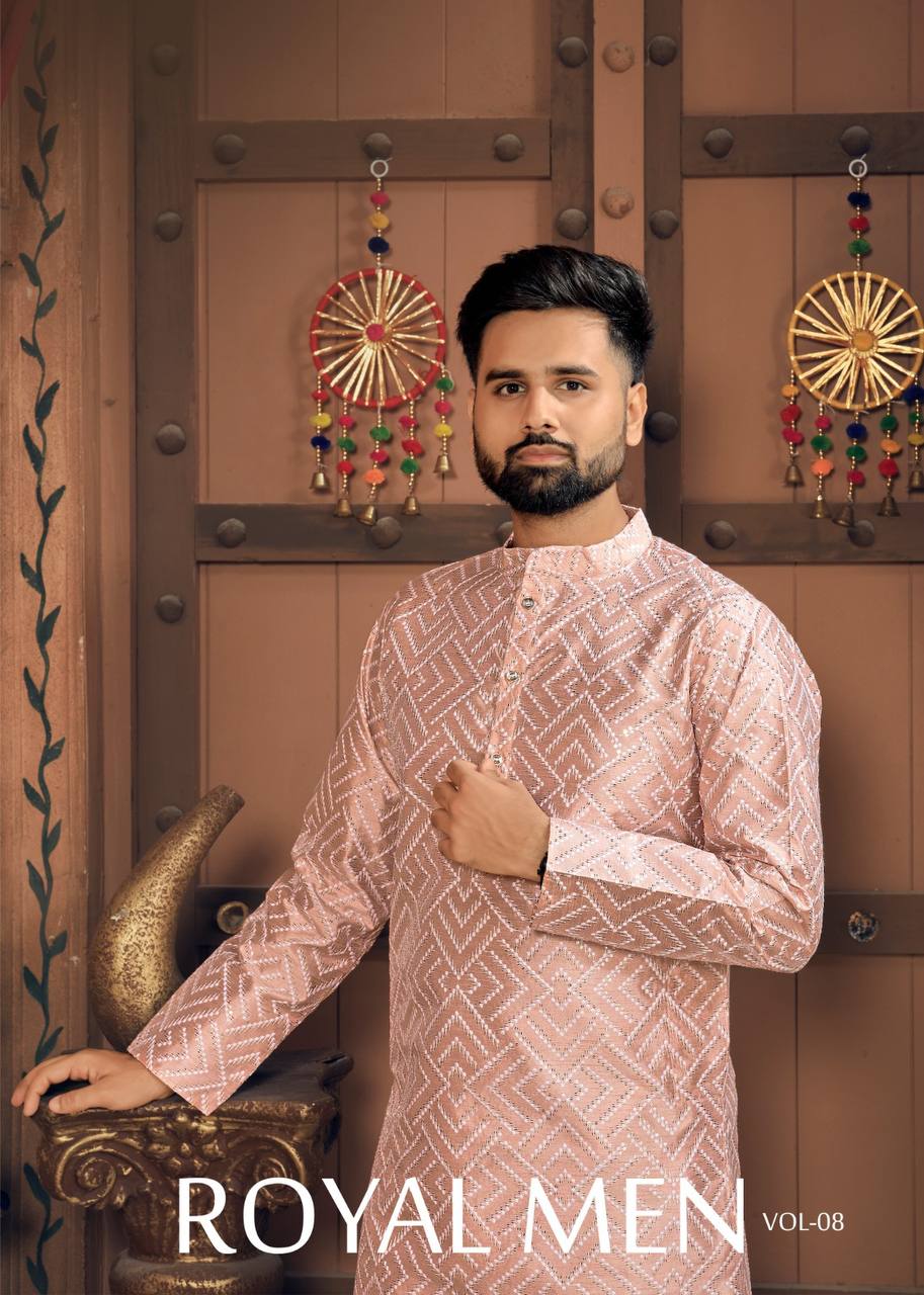 Premium white embroidered Kurta with Pant