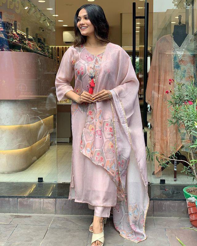 Dusty Pink kurta set