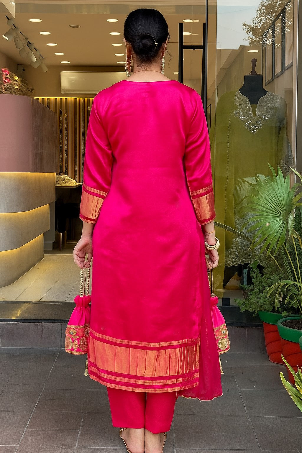 Tamanna - Premium Silk Kurti Set for all occasions
