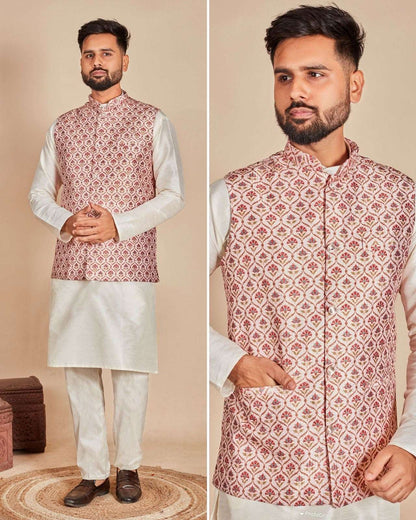 Aarambh - Men's Koti kurta set