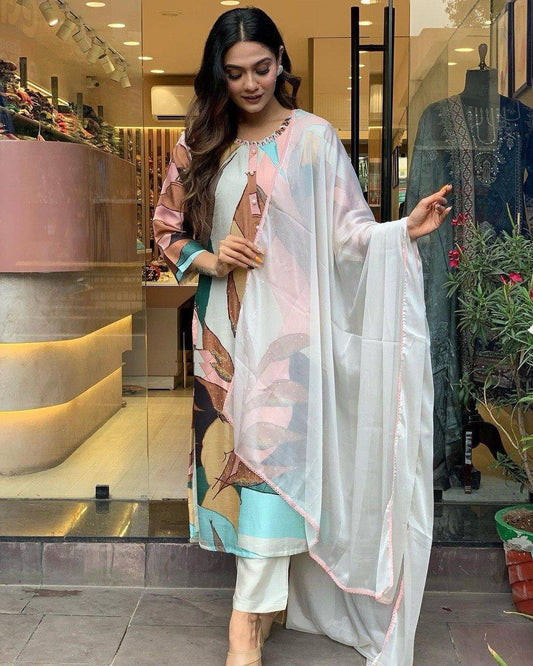 Premium Kurti set multi coloured