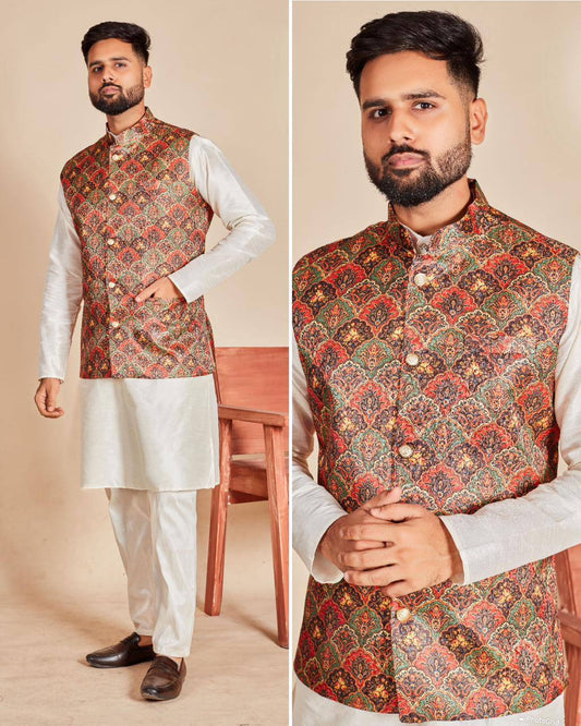 Premium Koti Kurta with Pajama traditional ethinic for every occasion